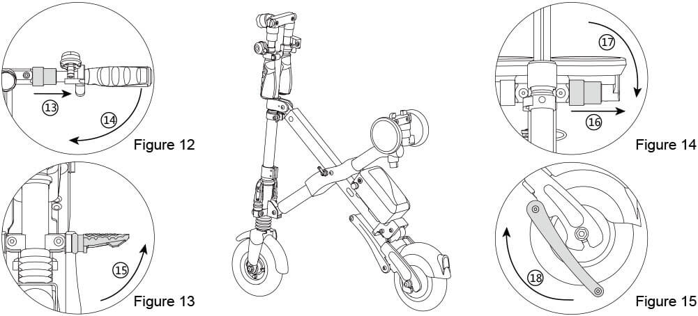 Airwheel E6 backpack electric bike